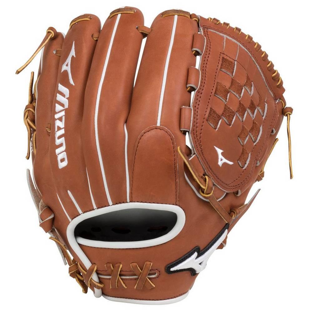 Mizuno Women's Pro Select Fastpitch Softball Glove 12" Brown (312512-TWE)